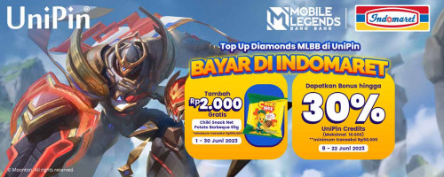 Top Up Diamonds MLBB di UniPin, Tebus Murah Chiki Hanya Rp2,000 + Dapatkan Bonus Hingga 30%